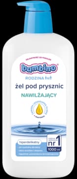 Rodzina żel pod prysznic nawilżający, dla dorosłych i dzieci 3+, hiperdelikatny
