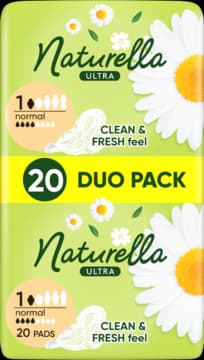 Ultra podpaski higieniczne, ze skrzydełkami, Normal