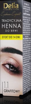 Eyebrow Expert henna do brwi, tradycyjna, nr 1.1 Grafitowy