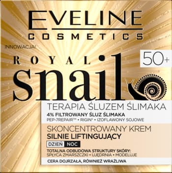 Royal Snail krem do twarzy, skoncentrowany, silnie liftingujący, 50+, na dzień i na noc