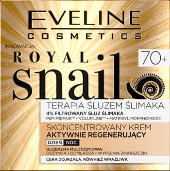Royal Snail krem do twarzy, skoncentrowany, aktywnie regenerujący, 70+, na dzień i na noc