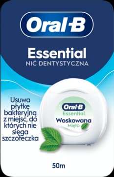 Essential nić dentystyczna, o smaku miętowym
