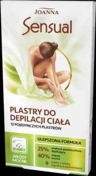 Sensual plastry do depilacji ciała z woskiem, włosy mocne
