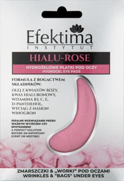 Hialu-Rose płatki pod oczy, hydrożelowe, rozświetlające