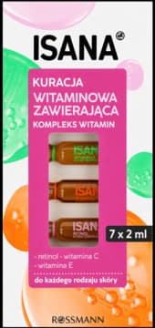 kuracja do twarzy, w ampułkach, witaminowa