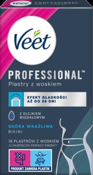 Professional plastry z woskiem do depilacji bikini, skóra wrażliwa