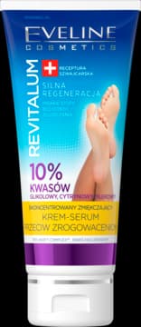 Revitalum krem-serum do stóp, skoncentrowany, zmiękczający, przeciw zrogowaceniom, 10% kwasów