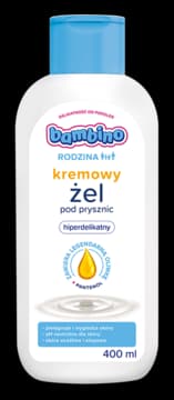 Rodzina żel pod prysznic, kremowy, dla dorosłych i dzieci 3+, hiperdelikatny
