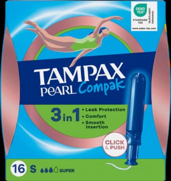 Pearl Compak tampony higieniczne z aplikatorem, Super