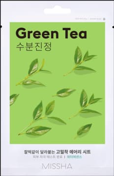 Airy Fit maska w płachcie, łagodząca, Green Tea