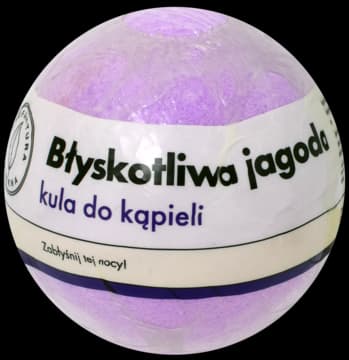 Błyskotliwa Jagoda kula do kąpieli