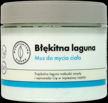 Błękitna laguna mus do mycia ciała