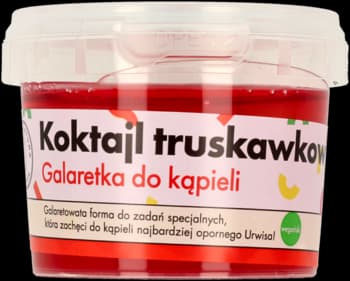 Koktajl Truskawkowy galaretka do kąpieli