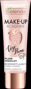 VEGE FLUMI Fluid mineralny, rozświetlający jasny beż 01