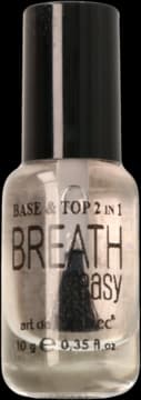 Breath easy baza i top coat do paznokci, 2w1