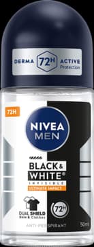 Black & White Invisible antyperspirant w kulce, dla mężczyzn, 72h, Ultimate Impact