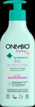Baby żel do mycia ciała, hipoalergiczny, do skóry wrażliwej i alergicznej, z AZS