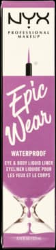 Epic Wear eyeliner, wodoodporny, do oczu i ciała, nr 06 Lilac