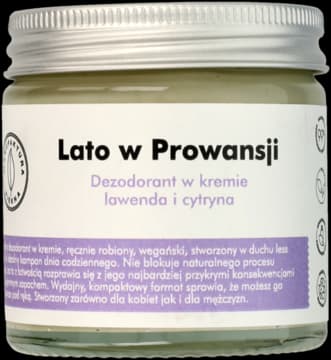 Lato w Prowansji dezodorant w kremie, lawenda i cytryna