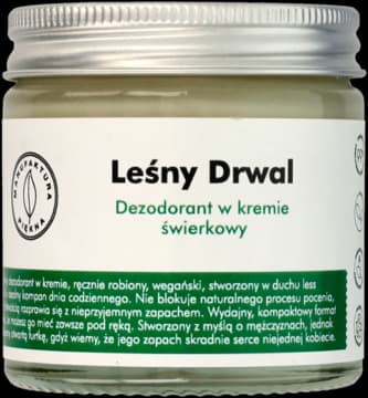 Leśny Drwal dezodorant w kremie, świerkowy