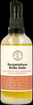 Rozświetlone Bella Ciało suchy olejek do ciała z błyszczącą miką, Cytryna i Pomarańcza