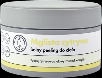 Mglista Cytryna peeling do ciała, solny