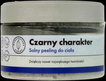 Czarny Charakter peeling do ciała, solny