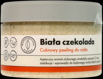 Biała Czekolada peeling do ciała, cukrowy