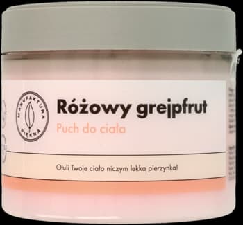 Różowy Grejpfrut puch do ciała, pielęgnacyjny