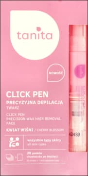 Click Pen wosk do depilacji twarzy, precyzyjna depilacja, Kwiat Wiśni
