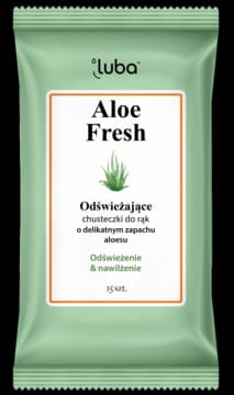 chusteczki do rąk, odświeżenie i nawilżenie, Aloe Fresh