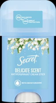 Delicate Scent antyperspirant w sztyfcie, kremowy, dla kobiet, 48h, Konwalia