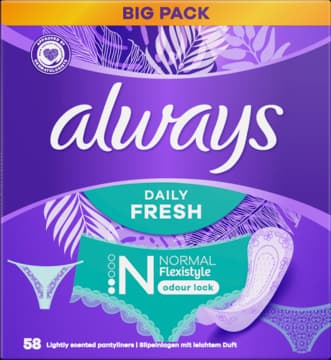 Daily Fresh Flexistyle wkładki higieniczne, Normal