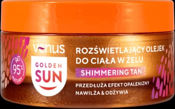 Golden Sun olejek do ciała po opalaniu, w żelu, rozświetlający