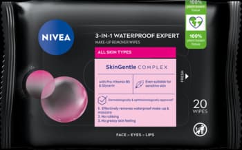 3in1 Waterproof Expert chusteczki do demakijażu