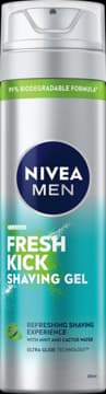 Fresh Kick żel do golenia, Mięta i Woda Kaktusowa