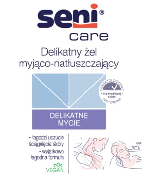 Care żel myjący do ciała, natłuszczający, delikatny
