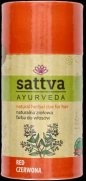 Ayurveda farba do włosów, naturalna, ziołowa, Czerwona