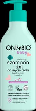 Baby szampon i żel do mycia ciała dla dzieci, delikatny