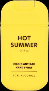 Hot Summer spray do dezynfekcji rąk, o działaniu bakterio-, grzybo- i wirusobójczym