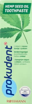 Hemp Seed Oil pasta do zębów, z olejem z nasion konopi i cynkiem