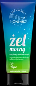 żel do stylizacji włosów kręconych, mocny