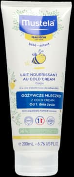 mleczko do ciała z Cold Cream, od 1. dnia życia, skóra sucha