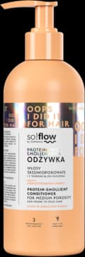 odżywka do włosów średnioporowatych, proteinowo-emolientowa, zapach energetuzyjącego mango