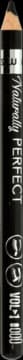 Naturally Perfect kredka do oczu i brwi, wodoodporna, nr 005 Deep Black