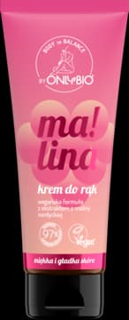 krem do rąk, odżywczy, Malina