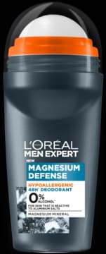 Magnesium Defense dezodorant w kulce, hipoalergiczny, 48h, 0% alkoholu