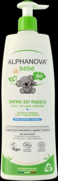 Bebe żel do mycia ciała i włosów, 2w1, dla niemowląt, dermo, skóra normalna i wrażliwa