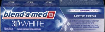 3D White pasta do zębów, usuwa przebarwienia, Arctic Fresh