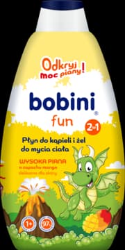 Fun płyn do kąpieli i żel do mycia, 2w1, o zapachu mango
